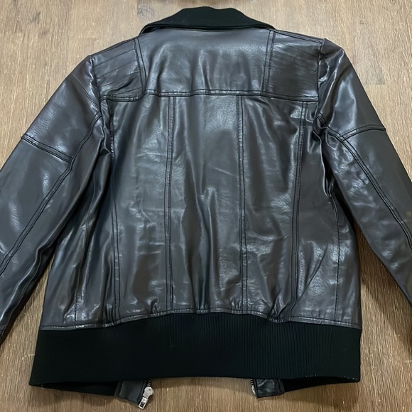 Only Fetti Leather Jacket - Picture 8 of 9